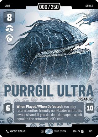 [SWU] Purrgil Ultra (Serialized) (883) - Ashes of the Empire Foil