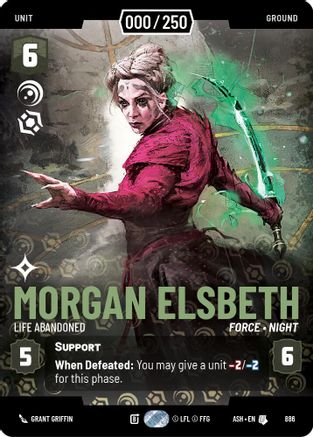 [SWU] Morgan Elsbeth - Life Abandoned (Serialized) (886) - Ashes of the Empire Foil
