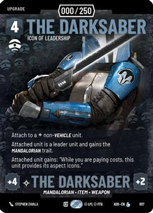 [SWU] The Darksaber - Icon of Leadership (Serialized) (897) - Ashes of the Empire Foil