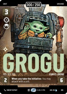 [SWU] Grogu - Yes. Yes. Yes. (Serialized) (898) - Ashes of the Empire Foil