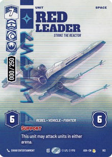[SWU] Red Leader - Strike the Reactor (Serialized) (912) - Ashes of the Empire Foil