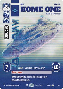 [SWU] Home One - Heart of the Fleet (Serialized) (914) - Ashes of the Empire Foil