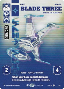 [SWU] Blade Three - Bane of the Devastator (Serialized) (919) - Ashes of the Empire Foil