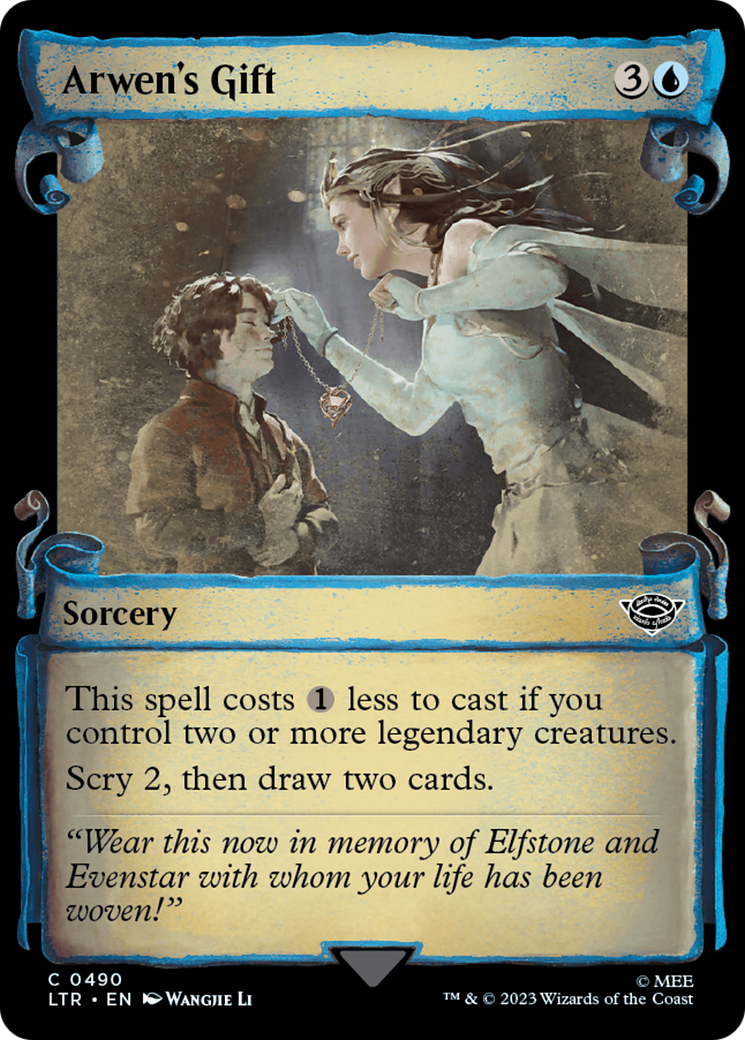 {C} Arwen's Gift [The Lord of the Rings: Tales of Middle-Earth Showcase Scrolls][LTR 490]