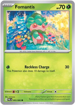 [PKM] Fomantis - 003/084 [ME05: Pitch Black]