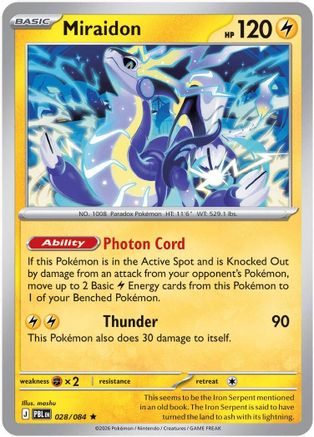 [PKM] Miraidon - 28/null [ME05: Pitch Black] Reverse Holofoil