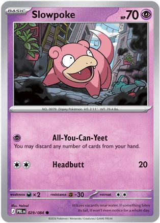 [PKM] Slowpoke - 29/null [ME05: Pitch Black] Reverse Holofoil
