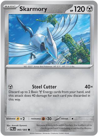 [PKM] Skarmory - 60/null [ME05: Pitch Black]