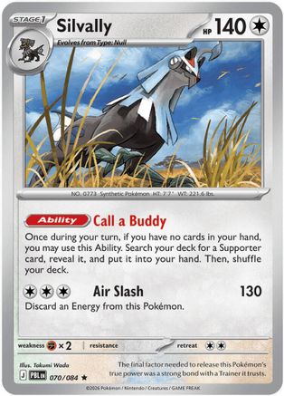 [PKM] Silvally - 070/084 [ME05: Pitch Black] Holofoil