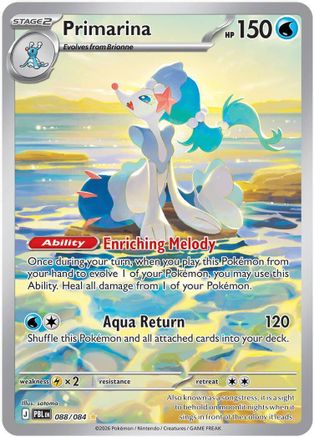 [PKM] Primarina - 088/084 [ME05: Pitch Black] Holofoil
