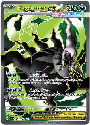 [PKM] Mega Darkrai ex - 101/084 [ME05: Pitch Black] Holofoil