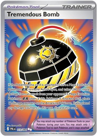 [PKM] Tremendous Bomb - 113/084 [ME05: Pitch Black] Holofoil