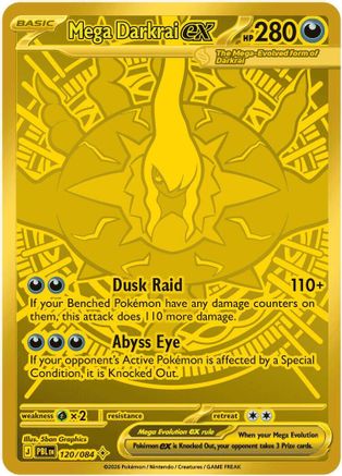 [PKM] Mega Darkrai ex - 120/084 [ME05: Pitch Black] Holofoil