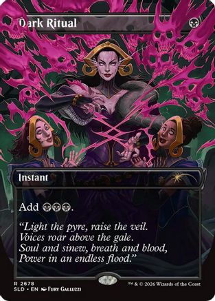{R} Dark Ritual (2678) (Foil) [Secret Lair Drop Series] [SLD 2678]
