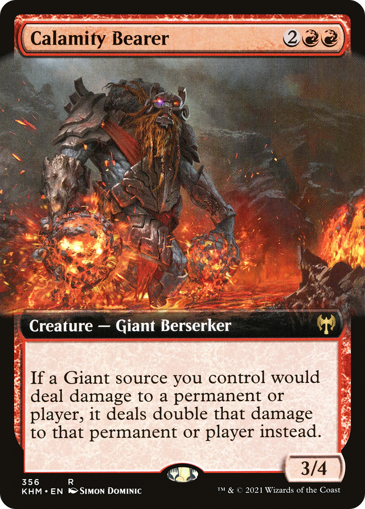 {R} Calamity Bearer (Extended Art) [Kaldheim][KHM 356]