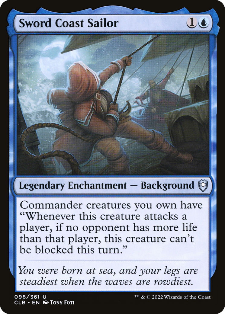 {C} Sword Coast Sailor [Commander Legends: Battle for Baldur's Gate][CLB 098]