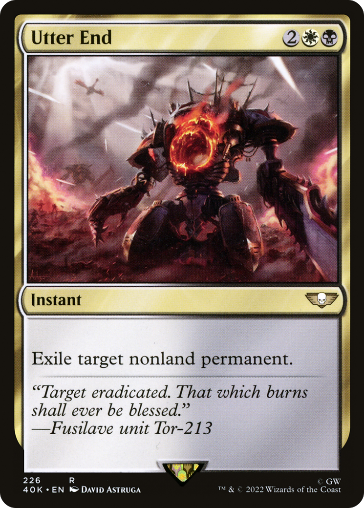 {R} Utter End [Universes Beyond: Warhammer 40,000][40K 226]