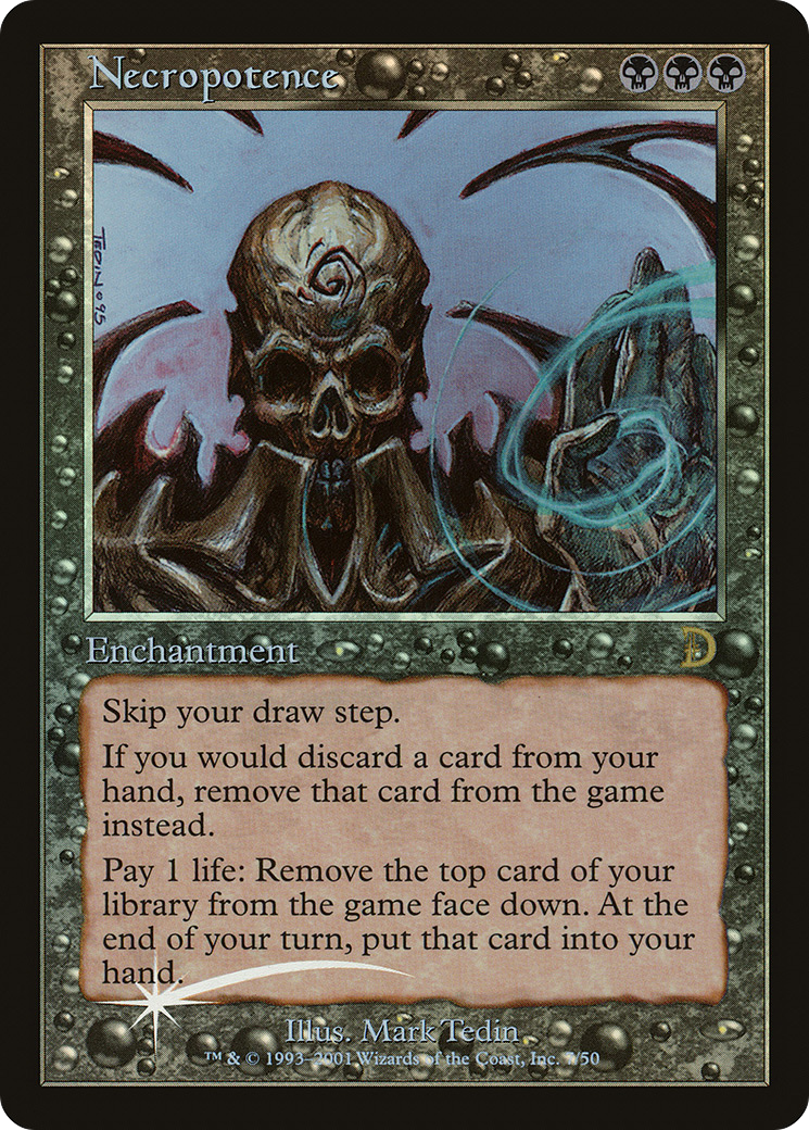 {R} Necropotence [Deckmasters][DKM 007] - Misty Mountain Games