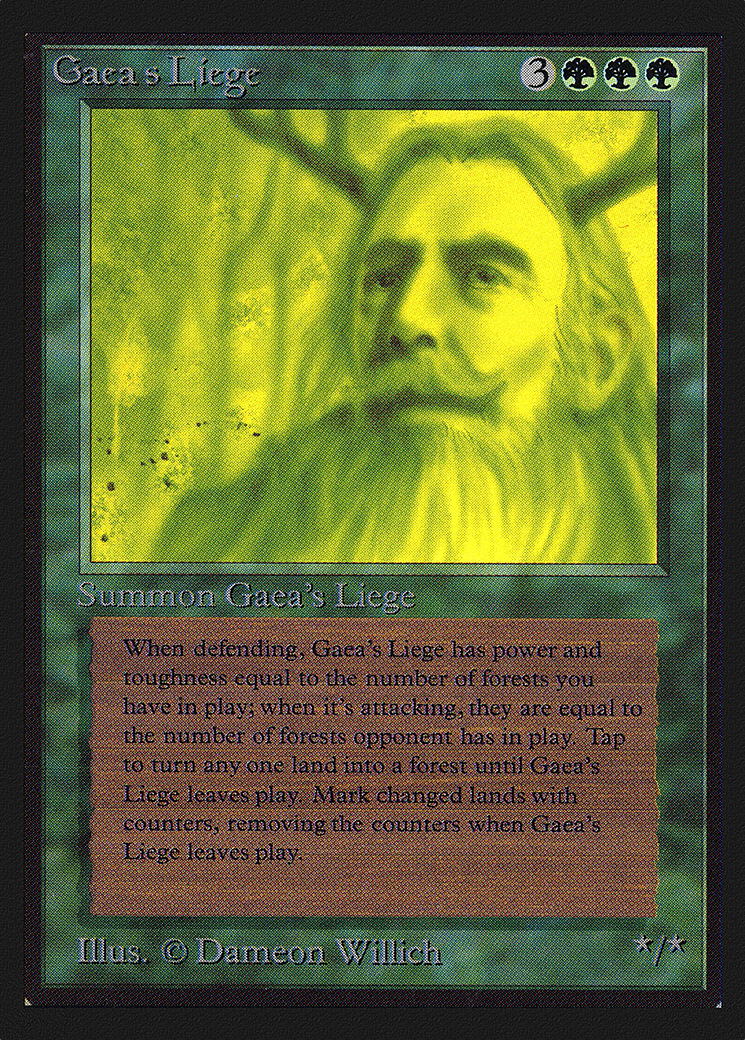 {R} Gaea's Liege [International CollectorsÃ¢Â€Â™ Edition][GB CEI 197]