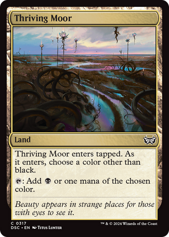{C} Thriving Moor [Duskmourn: House of Horror Commander][DSC 317]