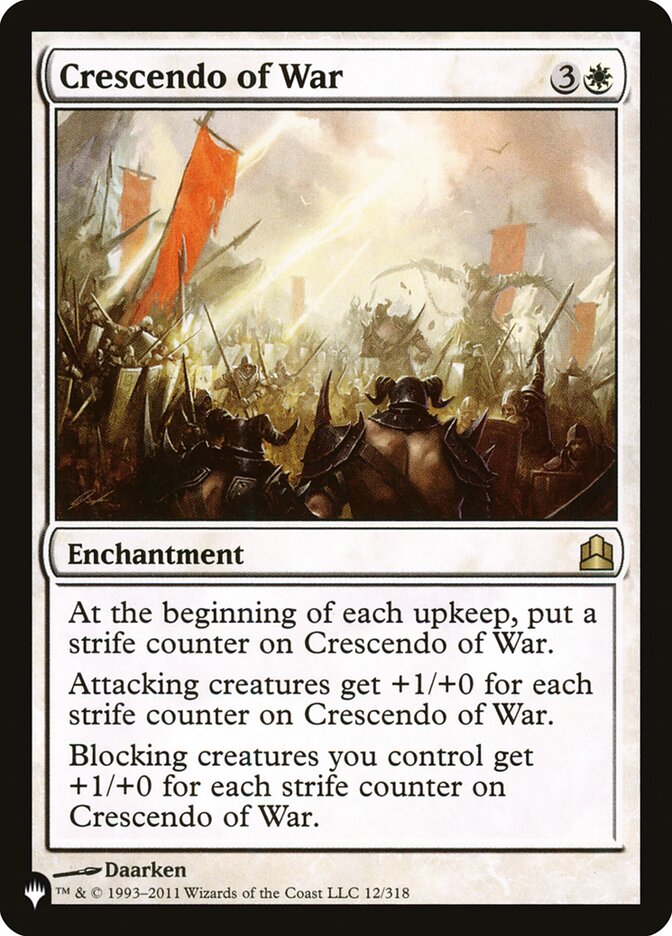 {R} Crescendo of War [The List][LS CMD 012]