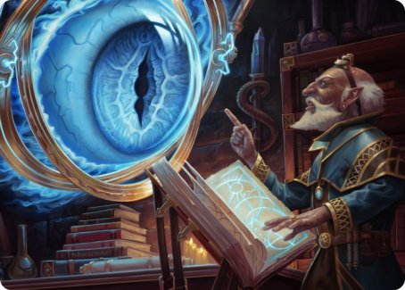 {A} Contact Other Plane Art Card [Dungeons & Dragons: Adventures in the Forgotten Realms Art Series][AAFR 037]