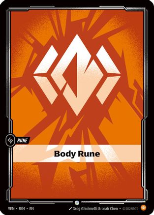 [RFB] Body Rune (Foil) (R04) - Vendetta