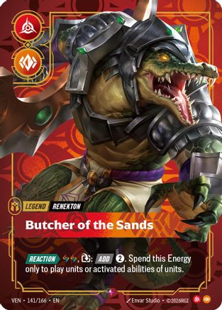 [RFB] Renekton - Butcher of the Sands (Foil) (141/166) - Vendetta