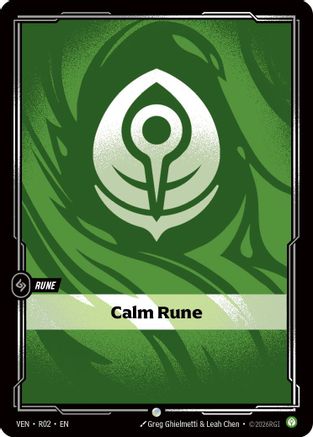 [RFB] Calm Rune (Foil) (R02) - Vendetta