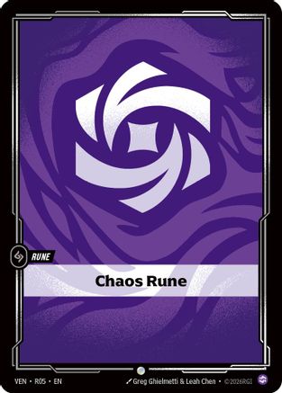 [RFB] Chaos Rune (Foil) (R05) - Vendetta