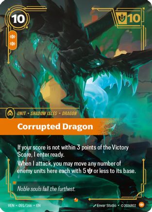 [RFB] Corrupted Dragon (Foil) (091/166) - Vendetta