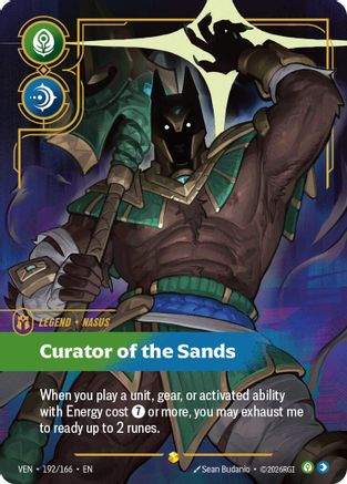 [RFB] Nasus - Curator of the Sands (Overnumbered) (Foil) (192/166) - Vendetta