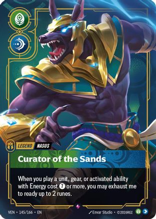 [RFB] Nasus - Curator of the Sands (Foil) (145/166) - Vendetta