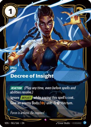 [RFB] Decree of Insight (Foil) (061/166) - Vendetta