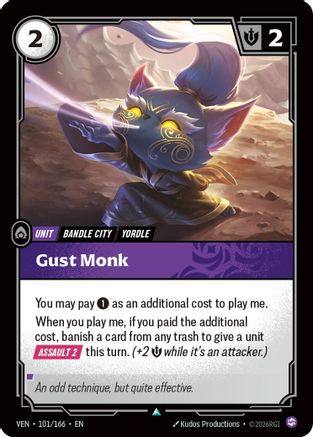 [RFB] Gust Monk (Foil) (101/166) - Vendetta