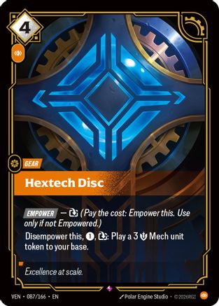 [RFB] Hextech Disc (Foil) (087/166) - Vendetta