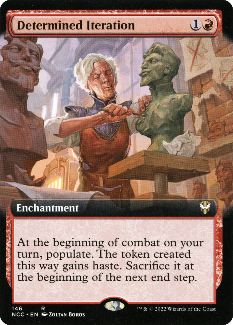 {R} Determined Iteration (Extended Art) [Streets of New Capenna Commander][NCC 146]