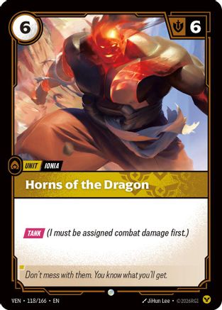 [RFB] Horns of the Dragon (Foil) (118/166) - Vendetta