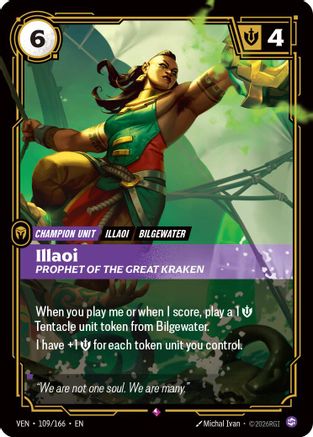 [RFB] Illaoi, Prophet of the Great Kraken (Foil) (109/166) - Vendetta