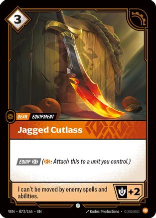 [RFB] Jagged Cutlass (Foil) (073/166) - Vendetta