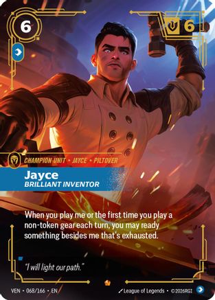 [RFB] Jayce, Brilliant Inventor (Foil) (068/166) - Vendetta