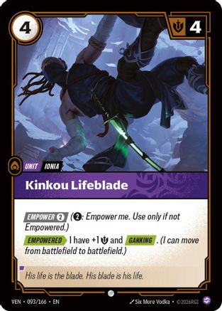 [RFB] Kinkou Lifeblade (Foil) (093/166) - Vendetta