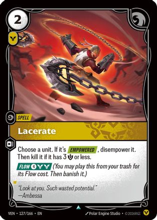 [RFB] Lacerate (Foil) (127/166) - Vendetta