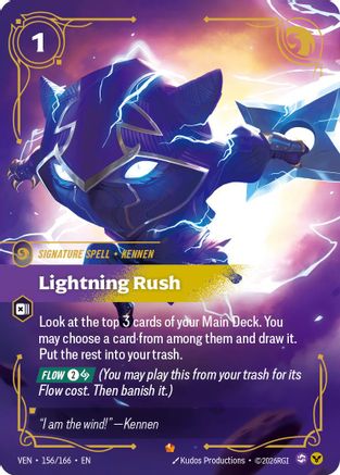 [RFB] Lightning Rush (Foil) (156/166) - Vendetta
