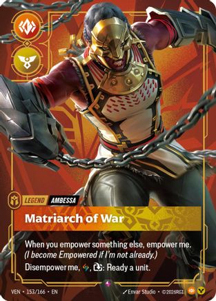 [RFB] Ambessa - Matriarch of War (Foil) (153/166) - Vendetta
