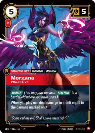 [RFB] Morgana, Vindictive (Foil) (017/166) - Vendetta