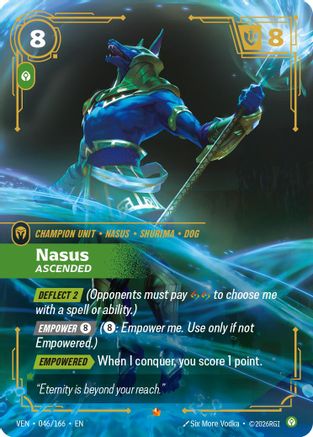 [RFB] Nasus, Ascended (Foil) (046/166) - Vendetta