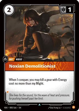 [RFB] Noxian Demolitionist (Foil) (080/166) - Vendetta