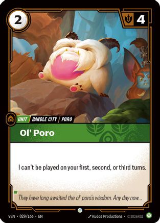 [RFB] Ol' Poro (Foil) (029/166) - Vendetta