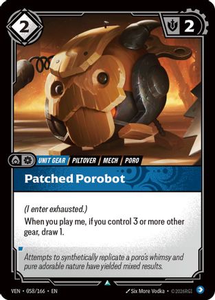 [RFB] Patched Porobot (Foil) (058/166) - Vendetta